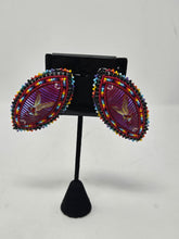 Load image into Gallery viewer, Beaded Eagle earrings by Augusta Gladstone
