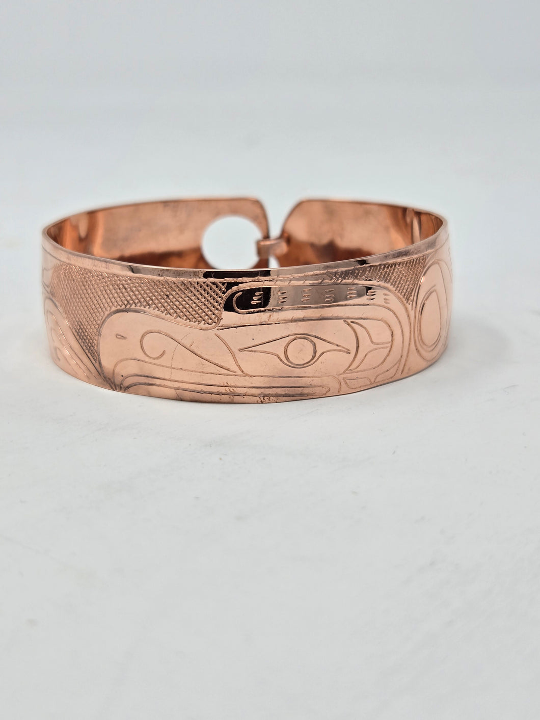 Copper eagle bangle by Valerie Lancaster