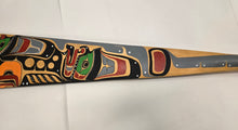 Load image into Gallery viewer, Double sided paddle (Thunderbird and Killer whale) by Arthur Shaughnessy
