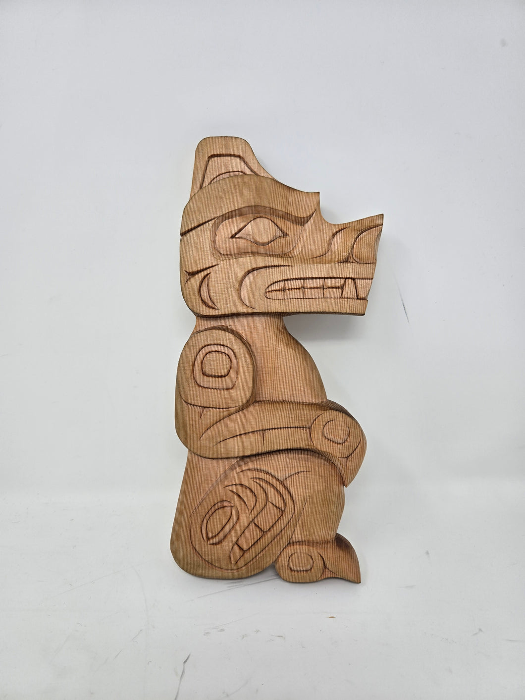 Small bear plaque by Aubrey Johnston Jr