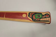 Load image into Gallery viewer, Double sided paddle (Thunderbird and Killer whale) by Arthur Shaughnessy

