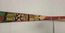 Load image into Gallery viewer, Double sided paddle (Thunderbird and Killer whale) by Arthur Shaughnessy
