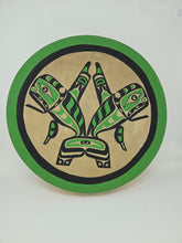 Load image into Gallery viewer, Split killer whale drum by Trevor Isaac
