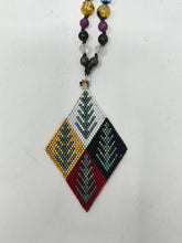 Load image into Gallery viewer, Beaded pendant by Sarah Siembida
