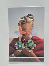 Load image into Gallery viewer, Star Weaver earrings from Copper Canoe Woman
