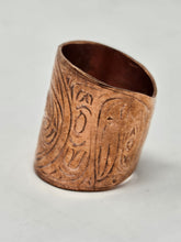 Load image into Gallery viewer, Half moon/Raven copper bead by Don Wadhams
