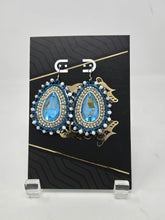 Load image into Gallery viewer, Crystal teardrop earrings by Brandi Lancaster
