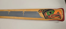 Load image into Gallery viewer, Double sided paddle (Thunderbird and Killer whale) by Arthur Shaughnessy
