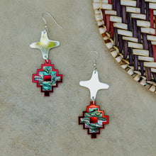 Load image into Gallery viewer, Star Weaver earrings from Copper Canoe Woman
