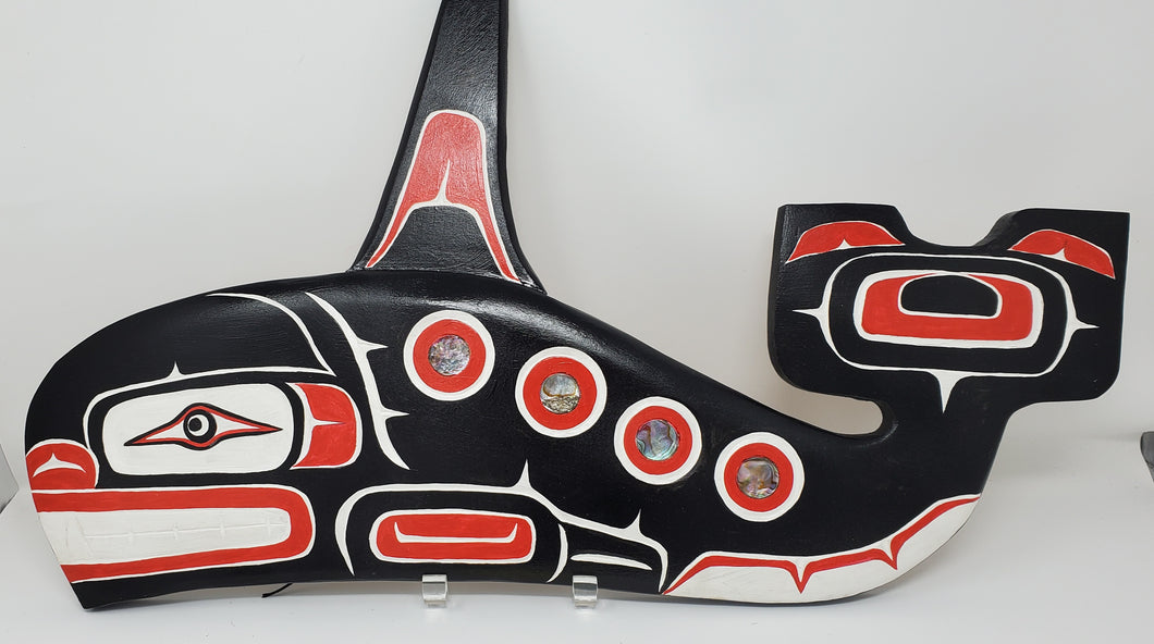 2 Killer Whale plaques by Lorne Smith