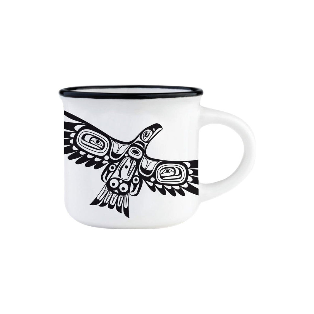 3oz. Ceramic Mug (Soaring Eagle) by Corey Bulpitt