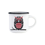 3 oz. Ceramic Mug (Owl) by Simone Diamond