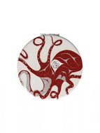Andrew Williams Octopus Compact Mirror Red