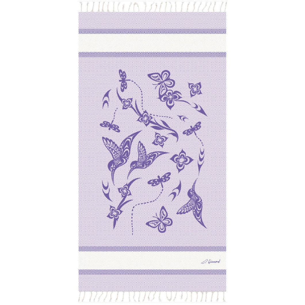 Artisan Cotton Towel (Large) - Hummingbird by Simone Diamond