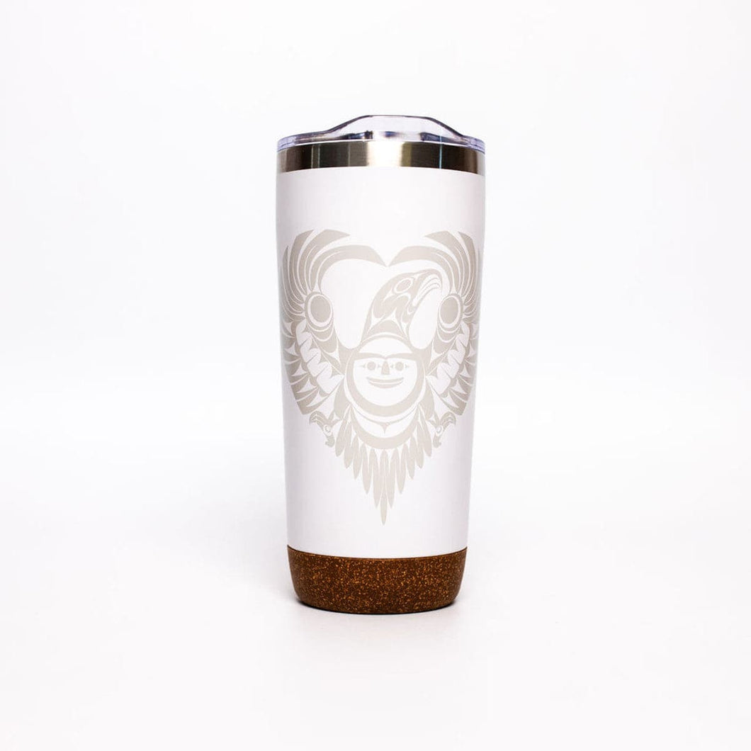 Cork Base Travel Mugs - Healing from Within by Francis Horne Sr., 20oz