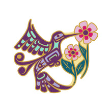 Load image into Gallery viewer, Enamel Pin - Hummingbird by Francis Dick
