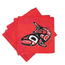 Load image into Gallery viewer, Jamie Sterritt Salmon Paper Napkins
