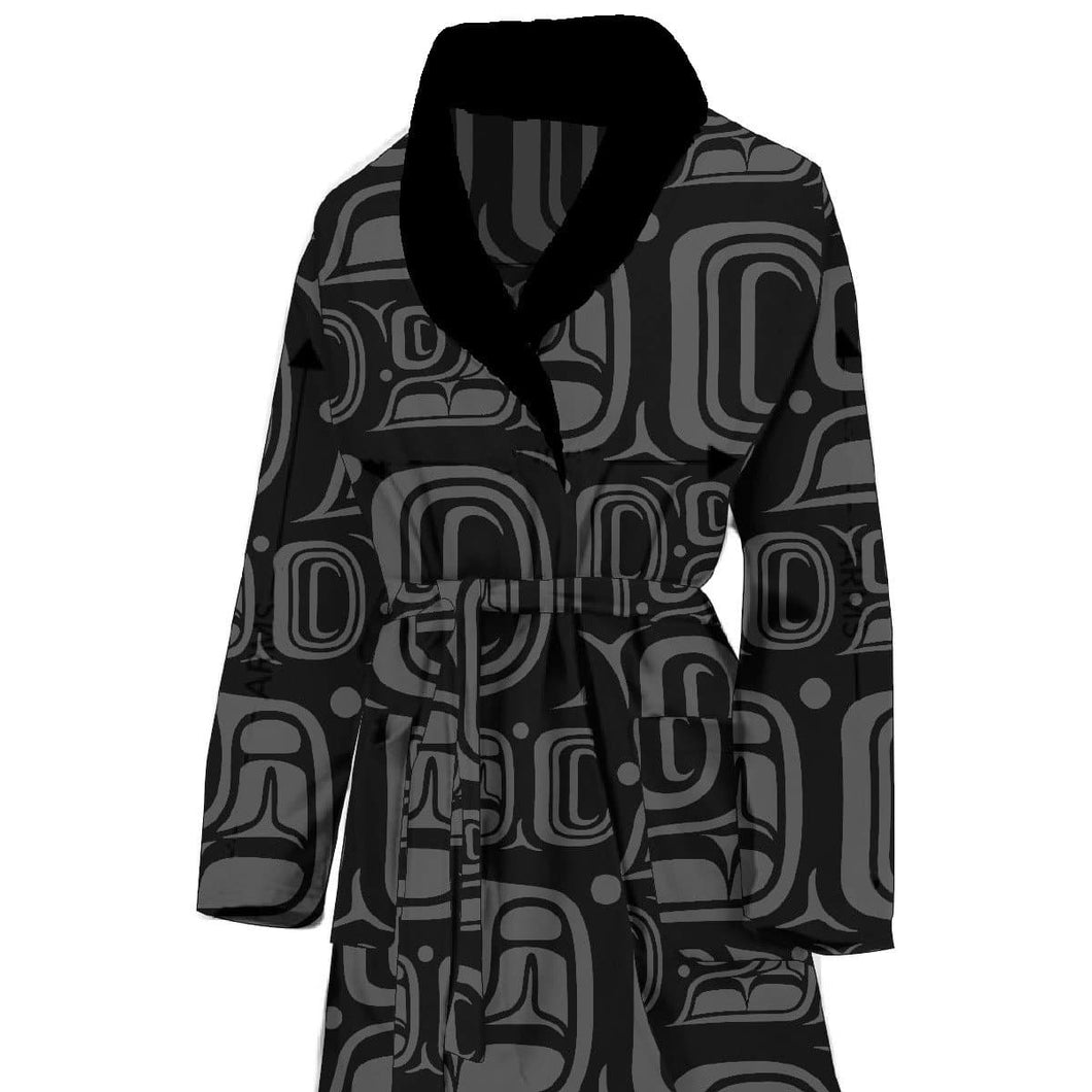 Lounge Robes - Formline by Earnest Swanson (Black)