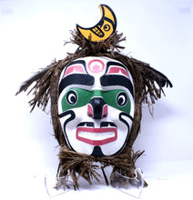 Load image into Gallery viewer, Half Moon Dancing Mask by Ned Matilpi
