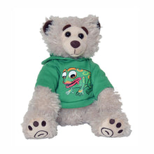 Load image into Gallery viewer, Mokey Spirit Bear with Frog Design Hoodie 9.5&quot;
