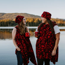 Load image into Gallery viewer, Multi-Use Fleece Cape - Tradition by Ryan Cranmer, Namgis

