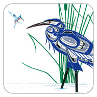 Coasters - Hummingbird & Blue Heron - Richard Shorty