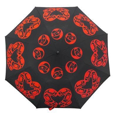 Roy Henry Vickers Eagle Heart Artist Collapsible Umbrella DISC