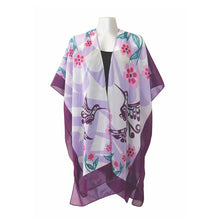 Load image into Gallery viewer, Sheer Fashion Wrap - Hummingbird by Francis Dick
