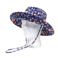 Sun Hat - Butterfly and Wild Rose by Justien Senoa Wood