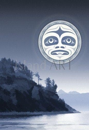 Art Card - Under a Salish Moon - Andy Everson