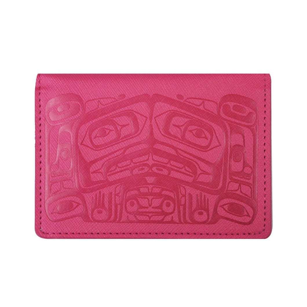 Card Wallet - Raven Box by Allan Weir, Pink