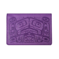 Card Wallet - Raven Box by Allan Weir, Purple