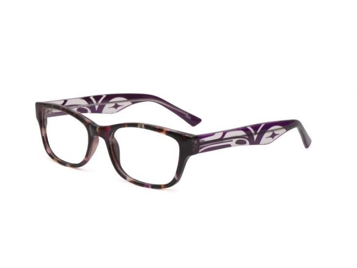 Chris Raven Reading Glasses +1.5 - Purple Tortoise Shell