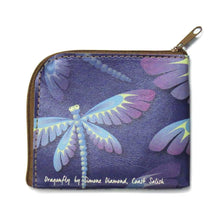 Load image into Gallery viewer, Coin Purse - Dragonfly by Simone Diamond
