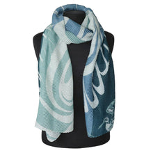 Load image into Gallery viewer, Eco Scarf - Blue Heron by Paul Windsor
