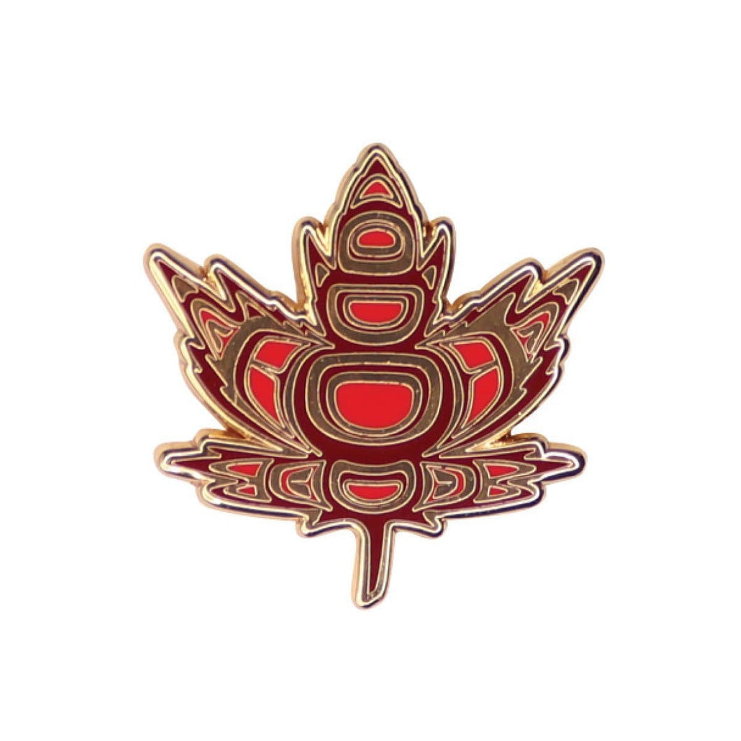 Enamel Pin - Indigenous Maple by Paul Windsor