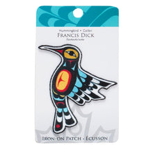 Load image into Gallery viewer, Francis Dick Hummingbird Iron-on Patch
