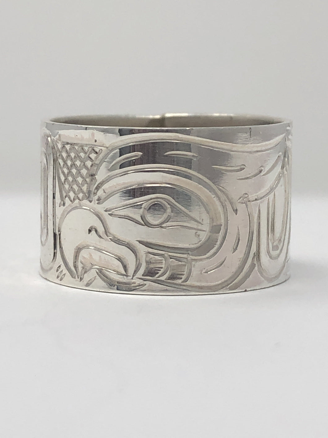 1/2” Owl Ring - Size 9 By Billy Cook