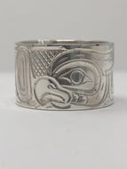 1/2” Owl Ring - Size 10 By Billy Cook