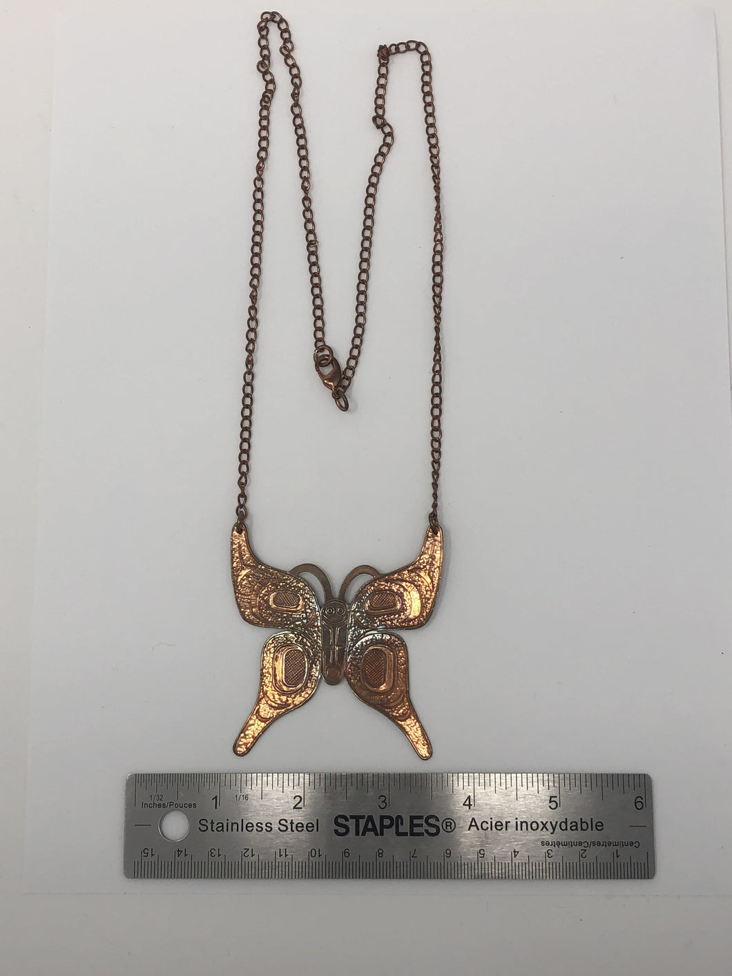 Butterfly Necklace by Stephen Bruce Sr