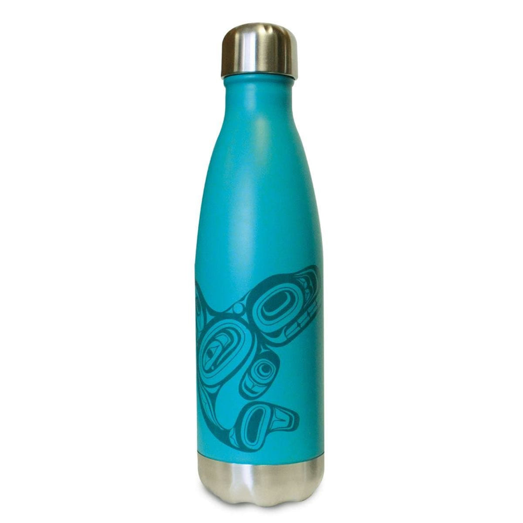 Insulated Bottle 17 oz - Whale by Ernest Swanson