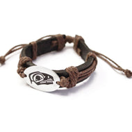 Leather Bracelet - Raven by T.J. Sgwaayaans Young