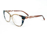 Lucille Reading Glasses Thunderbird - Crystal Brown