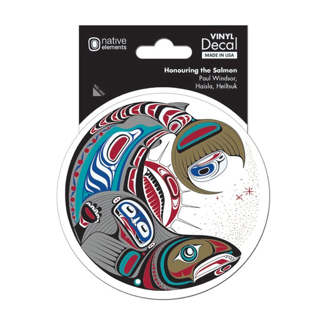 Premium Decal - Honouring the Salmon by Paul Windsor