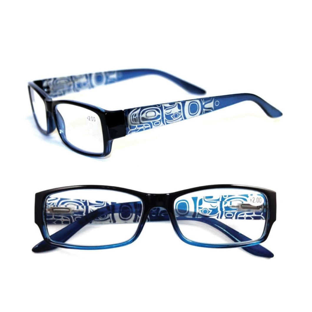 Whale by Corey W. Moraes - Reading Glasses - Blue - +2.50