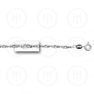 Sterling Silver Basic Chain Singapore 02 (2.5mm)