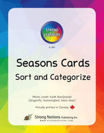 Strong Learners Sort and Categorize Cards: Terri Mack author - Seasons