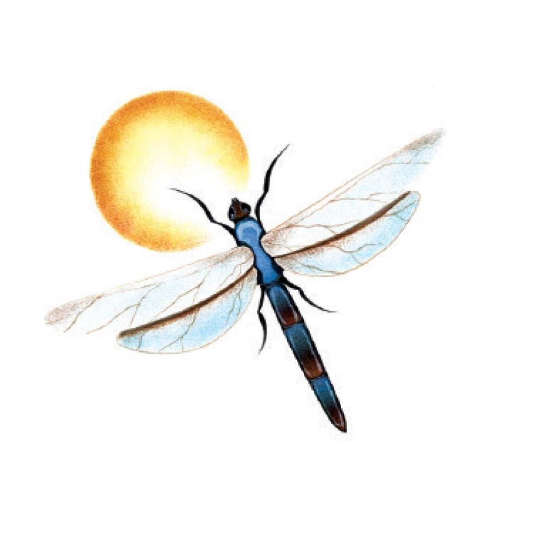 Tattoo - Garnet Tobacco Dragonfly